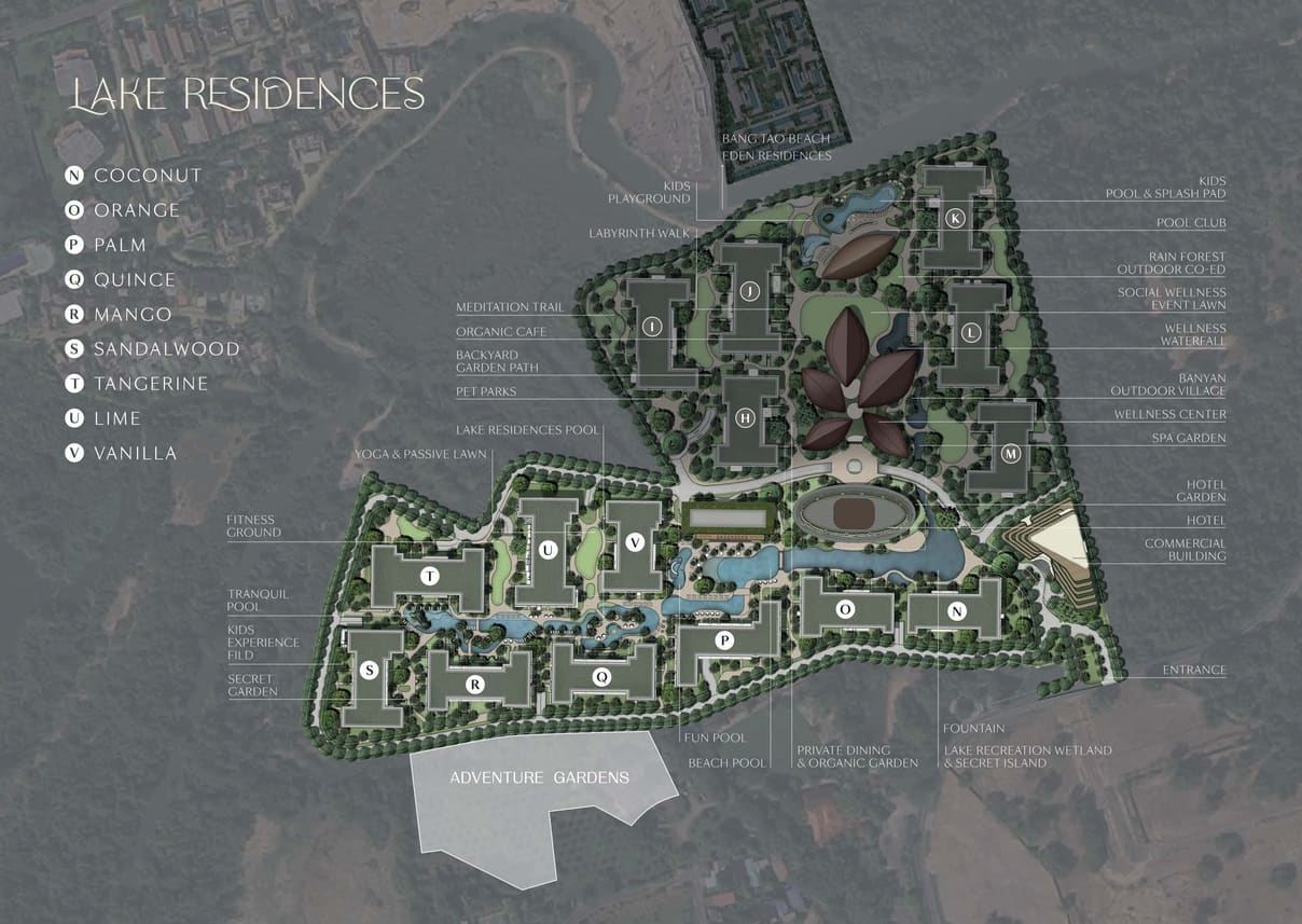Lake Residences Masterplan