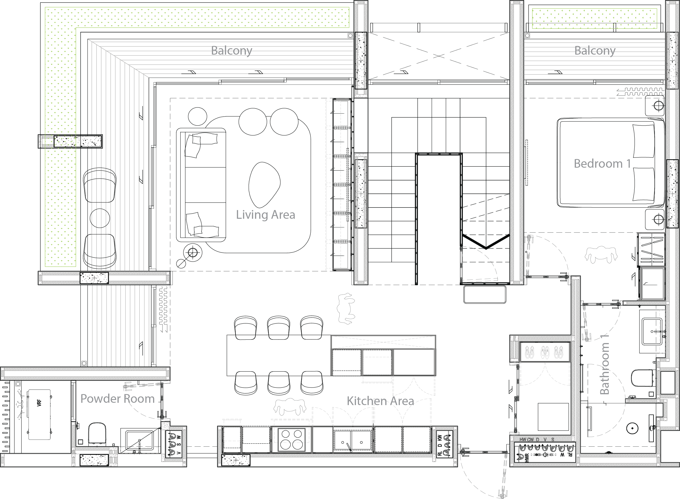 Первый этаж