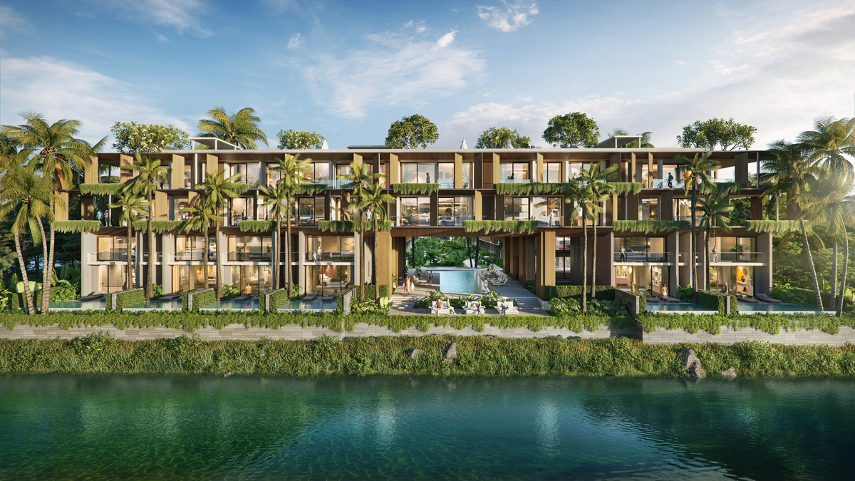 Tropical gardens, water features and landscaped grounds at Gardens of Eden